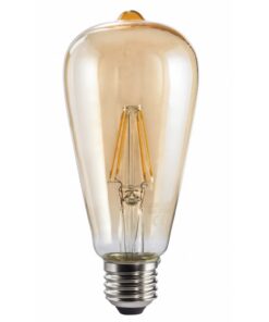 Xavax Led-gloeidraad E27 410lm Vervangt 35W Vintagelamp Amber Warm Wit