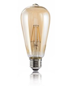 Alternative view of Xavax Led-gloeidraad E27 685lm Vervangt 53W Vintagelamp Dimbaar Amber Warm Wit
