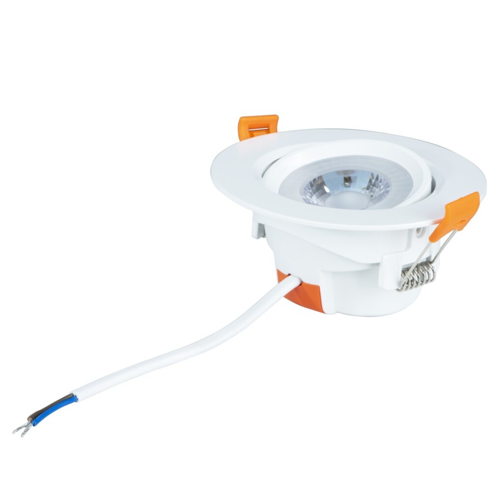 Xavax Led-inbouwspot Set Van 3 7W 450lm Lichtkleur: Warm Wit Fitting: Wit - Image 2