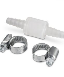 Xavax Terugslagklep met 2 Slangklemmen voor max. &Oslash; 10 mm