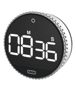Xavax Timer Rotation Digitaal Zilver/Zwart