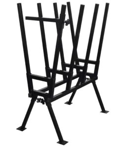 Zaagbok voor houtbewerking gepoedercoat zwart