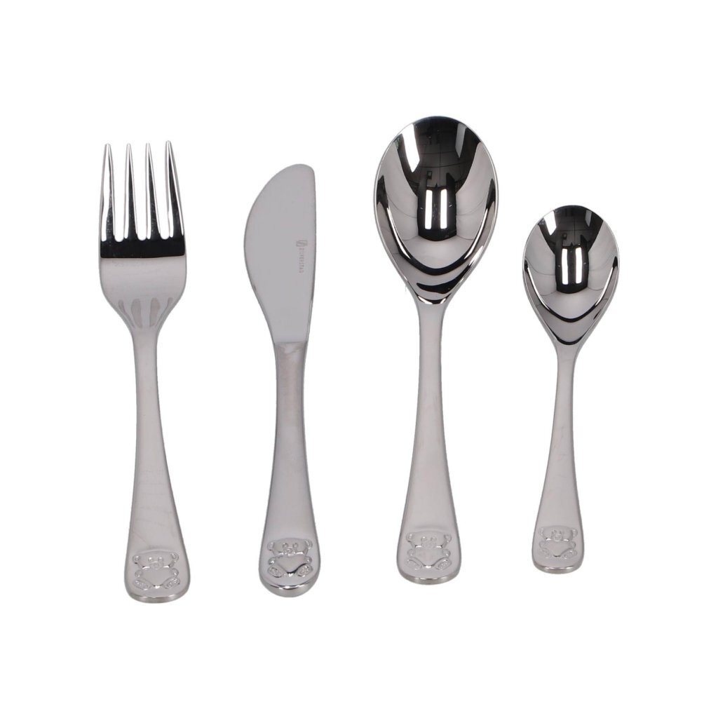 Zilverstad Kinderbestek Beer met Hart 4-delig - Image 4