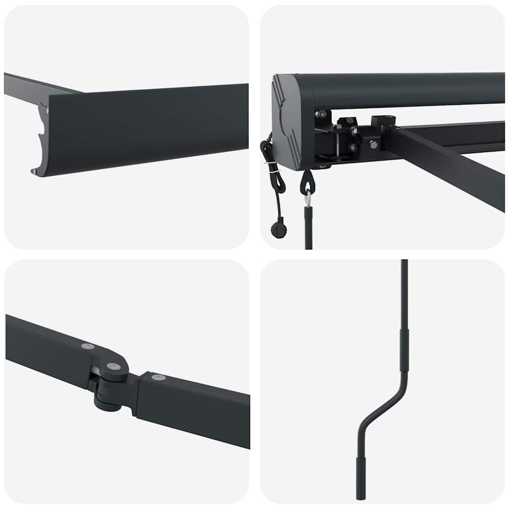 Zonnescherm Antraciet 3,5 x 2,5 m Metaal - Image 7