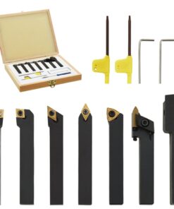 vidaXL 12-delige Draaigereedschapsset indexeerbaar 70 mm 8x8 mm