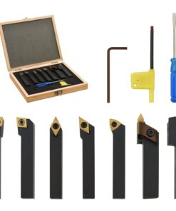 vidaXL 12-delige Draaigereedschapsset indexeerbaar 80 mm 12x12 mm