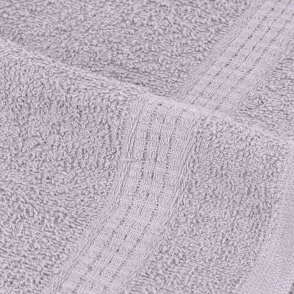 vidaXL 12-delige Handdoekenset FROGN 360 g/m² grijs - Image 7