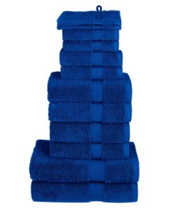 vidaXL 12-delige Handdoekenset SOLUND 600 g/m² blauw