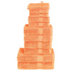 vidaXL 12-delige Handdoekenset SOLUND 600 g/m² oranje