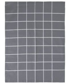 vidaXL 12-delige Keukendoekenset katoen grijs