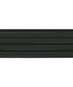 vidaXL 12 st Dakpanelen gegalvaniseerd staal antracietkleurig