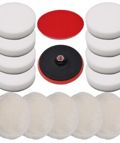 vidaXL 14-delige Polijstpadset 180 mm