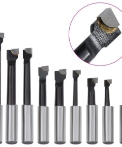 vidaXL 15-delige Boorgereedschapsset met MT2-F1-12 boorkop 50 mm