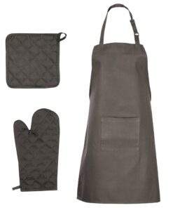 vidaXL 15-delige Keukendoekenset katoen zwart