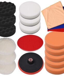 vidaXL 18-delige Polijstpadset 150 mm