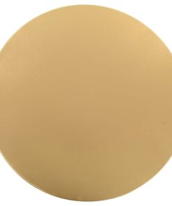 vidaXL 2 st Tafelhoezen stretch 80 cm goud