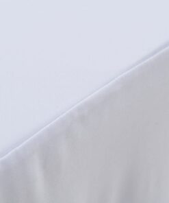 vidaXL 2 st Tafelhoezen stretch met rok 120x60