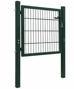 vidaXL 2D Hekpoort (Enkel) Groen 100x80 cm