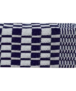 vidaXL 50-delige Keukendoekenset katoen blauw en wit