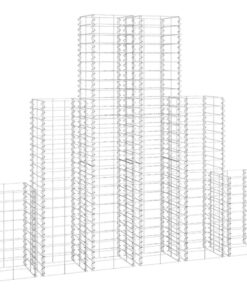 vidaXL 6-delige Schanskorfset gegalvaniseerd draad
