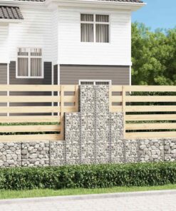 vidaXL 6-delige Schanskorfset gegalvaniseerd draad