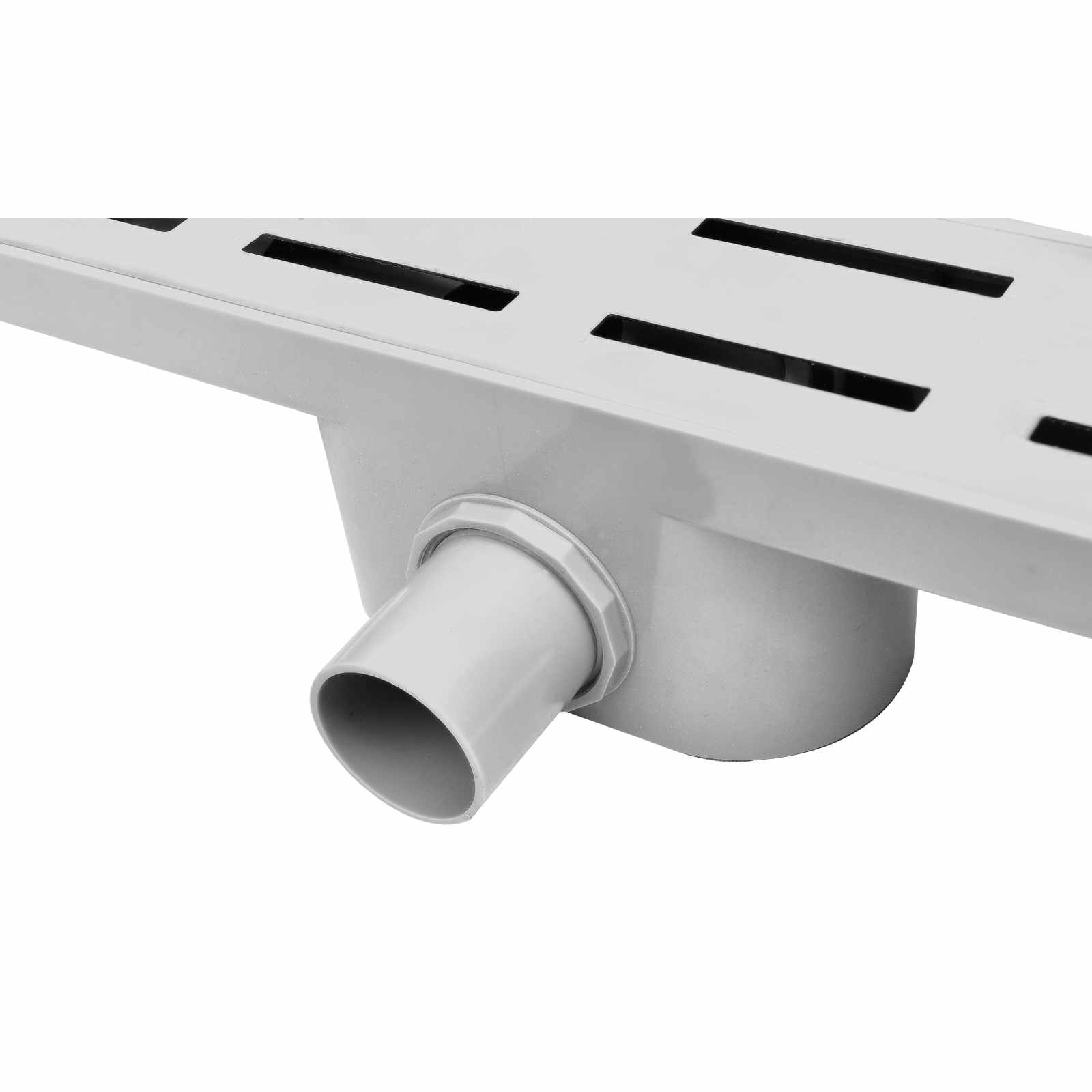 vidaXL Afvoeren Wit 88 x 8.8 x 8.5 cm Metaal - Image 3