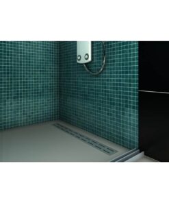 vidaXL Afvoeren Wit 88 x 8.8 x 8.5 cm Metaal