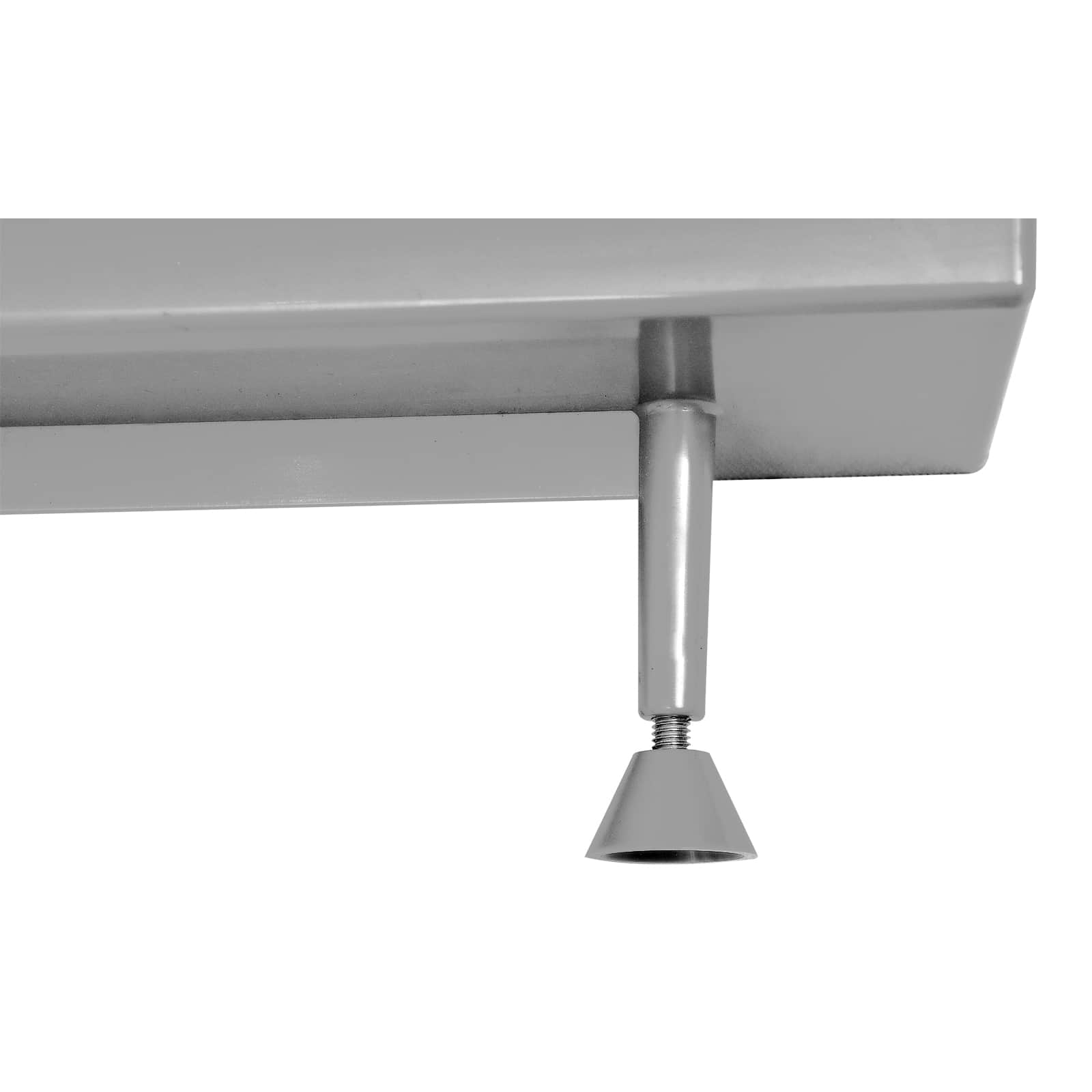 vidaXL Afvoeren Wit 88 x 8.8 x 8.5 cm Metaal - Image 4