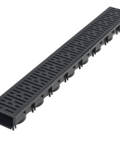 vidaXL Afvoergoten 6 m kunststof 6 st