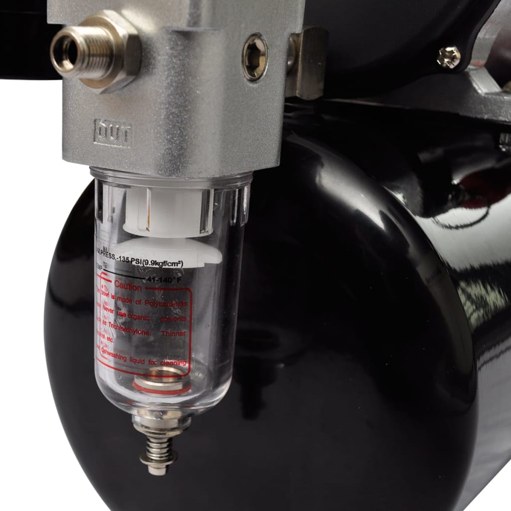 vidaXL Airbrush Compressorset met 3 pistolen - Image 7