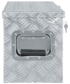 5x22x22 cm zilverkleurig