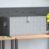 vidaXL Aluminium kist 80x30x35 cm zilverkleurig