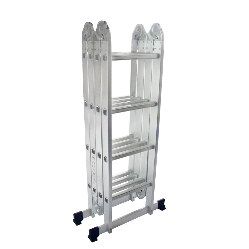 vidaXL Aluminium trapladder 8 treden 150 kg