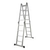 vidaXL Aluminium trapladder 8 treden 150 kg