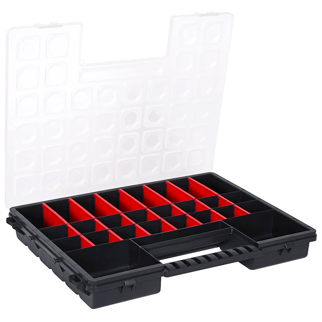 vidaXL Assortimentsdozen 5 st met verdelers 385x283x50 mm kunststof - Image 4