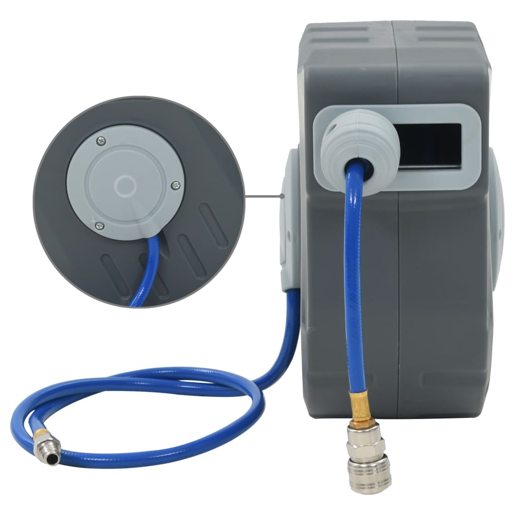 vidaXL Automatische luchthaspel 1/4" 12 m - Image 3