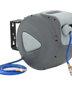 vidaXL Automatische luchthaspel 1/4" 20 m