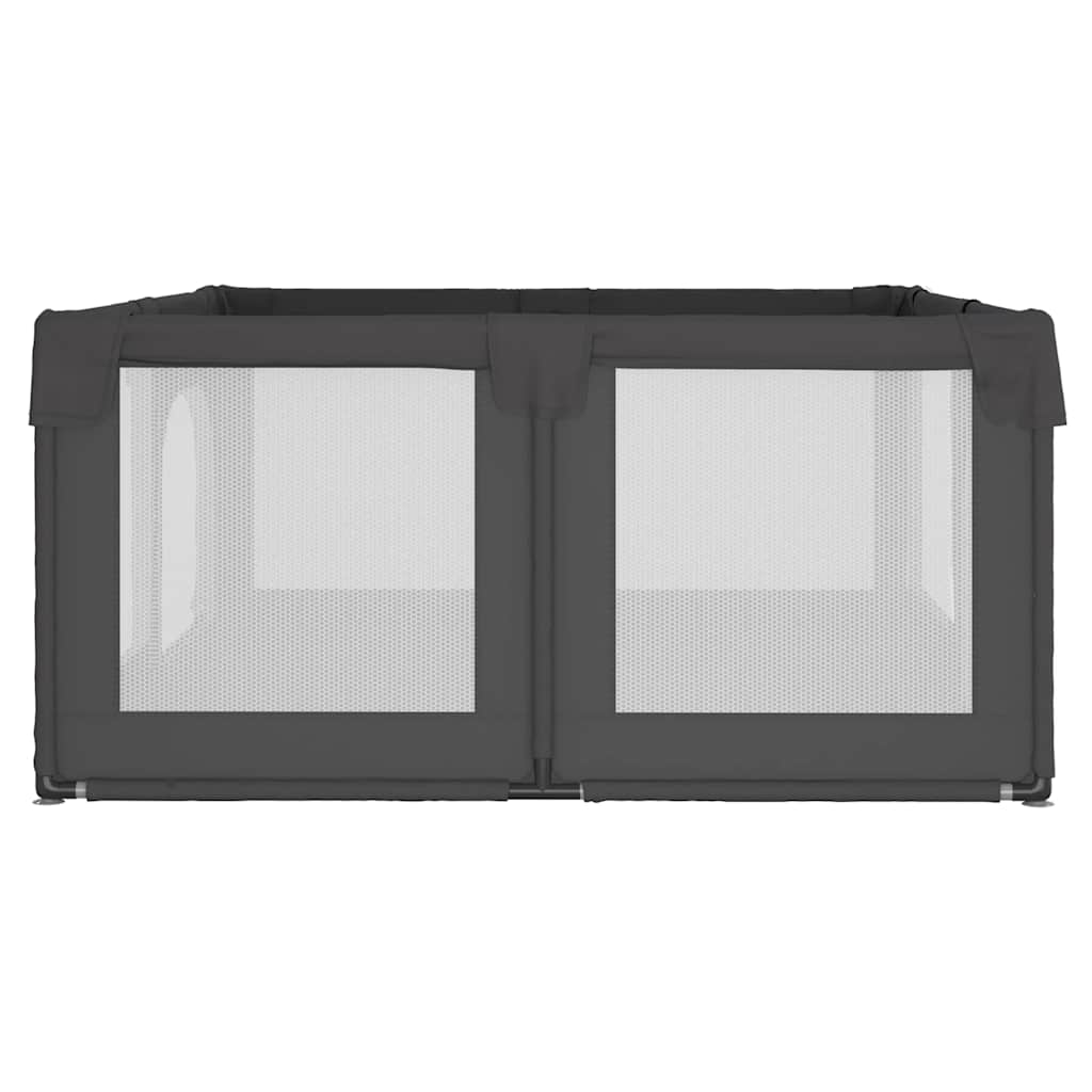 vidaXL Babybox met 2 deuren oxford stof donkergrijs - Image 6