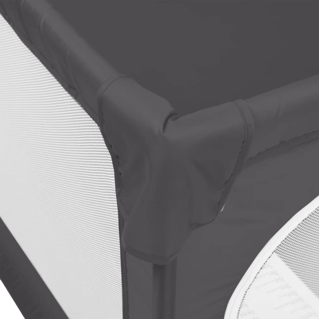 vidaXL Babybox met 2 deuren oxford stof donkergrijs - Image 7