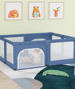 vidaXL Babybox met 2 deuren oxford stof lichtblauw