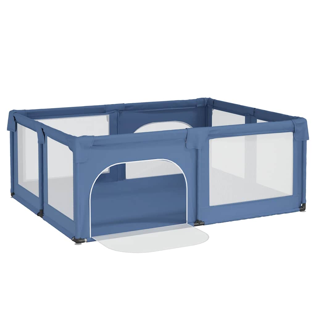 vidaXL Babybox met 2 deuren oxford stof lichtblauw - Image 5