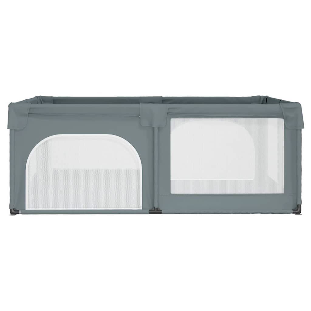 vidaXL Babybox met 2 deuren oxford stof lichtgrijs - Image 4