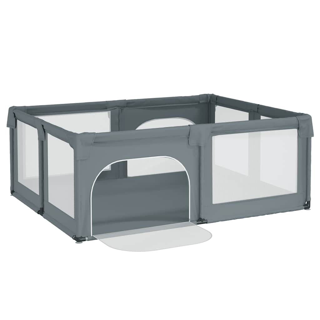 vidaXL Babybox met 2 deuren oxford stof lichtgrijs - Image 5