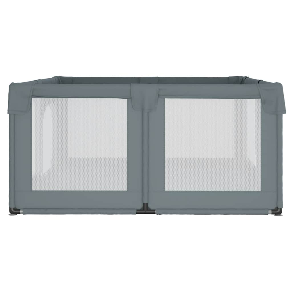 vidaXL Babybox met 2 deuren oxford stof lichtgrijs - Image 6