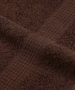 vidaXL Badhanddoeken FROGN 10 st 100x150 cm 360 g/m² bruin