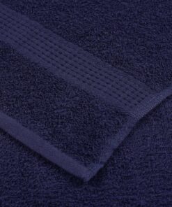 vidaXL Badhanddoeken FROGN 10 st 100x150 cm 360 g/m² marineblauw