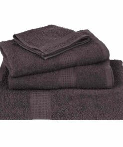 vidaXL Badhanddoeken FROGN 2 st 100x150 cm 360 g/m² antraciet