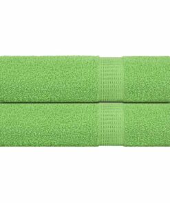 vidaXL Badhanddoeken FROGN 2 st 100x150 cm 360 g/m² appelgroen