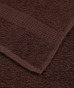 vidaXL Badhanddoeken FROGN 2 st 100x150 cm 360 g/m² bruin