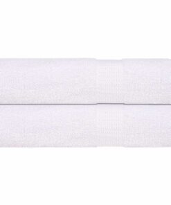 vidaXL Badhanddoeken FROGN 2 st 100x150 cm 360 g/m² wit